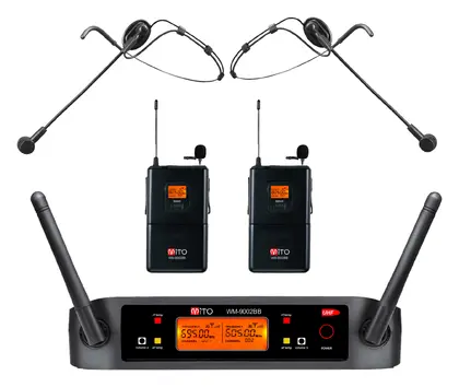 Mito WM-9002 BB UHF Kablosuz Mikrofon Seti