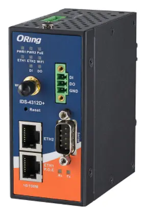 ORing IDS-4312D+ IEEE 802.11b/g/n Kablosuz Device Server ve 2FE ve 1 RS-232/422/485 Seri Cihaz Sunucusu