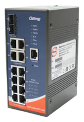 ORing IGPS-9842GTP-24V 8GE PoE + 4GE + 2G SFP Ethernet Switch, IEEE 802.3af/at, 24VDC Endüstriyel Yönetilebilir PoE Switch