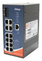 ORing IGPS-9842GTP-24V 8GE PoE + 4GE + 2G SFP Ethernet Switch, IEEE 802.3af/at, 24VDC Endüstriyel Yönetilebilir PoE Switch