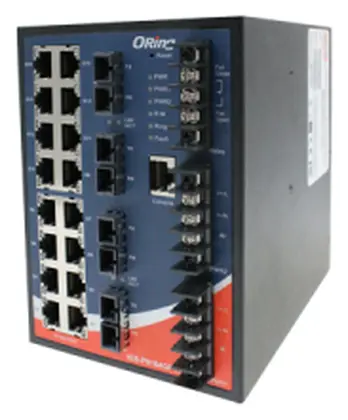 ORing IGS-P9164GF-SS-SC-HV IEC 61850-3 Yönetilebilir Ethernet Switch ve 16GE + 4G SC Single-mode, Dual AC/DC IEC 61850-3 Trafo Merkezi Switch