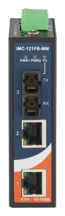 ORing IMC-121FB-MM-SC 2FE to 1 SC Multi-mode Endüstriyel Medya Dönüştürücü — görsel 2