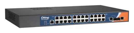 ORing RES-P9242GCL-HV IEC 61850-3 Cyber-hardened Yönetilebilir Ethernet Switch ve 24FE ve 2G Combo, Dual AC/DC IEC 61850-3 Trafo Merkezi Switch — görsel 3