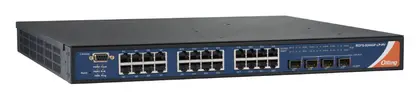 ORing RGPS-9244GP-LP-HV 28 Port Gigabit PoE Switch ve 24x 10/100/1000Base-T(X) P.S.E. ve 4x 1G Base-X SFP+ socket Endüstriyel Yönetilebilir PoE Switch