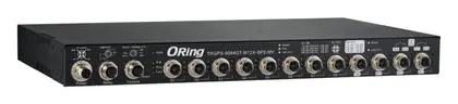 ORing TRGPS-9084GT-M12X-BP2-MV EN50155 Yönetilebilir PoE Switch ve 8GE PoE ve 4GE Bypass, M12 konnektör EN50155 Demiryolu PoE Switch