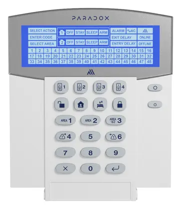 Paradox K38M 48 Zone Kablosuz LCD Tuş Takımı