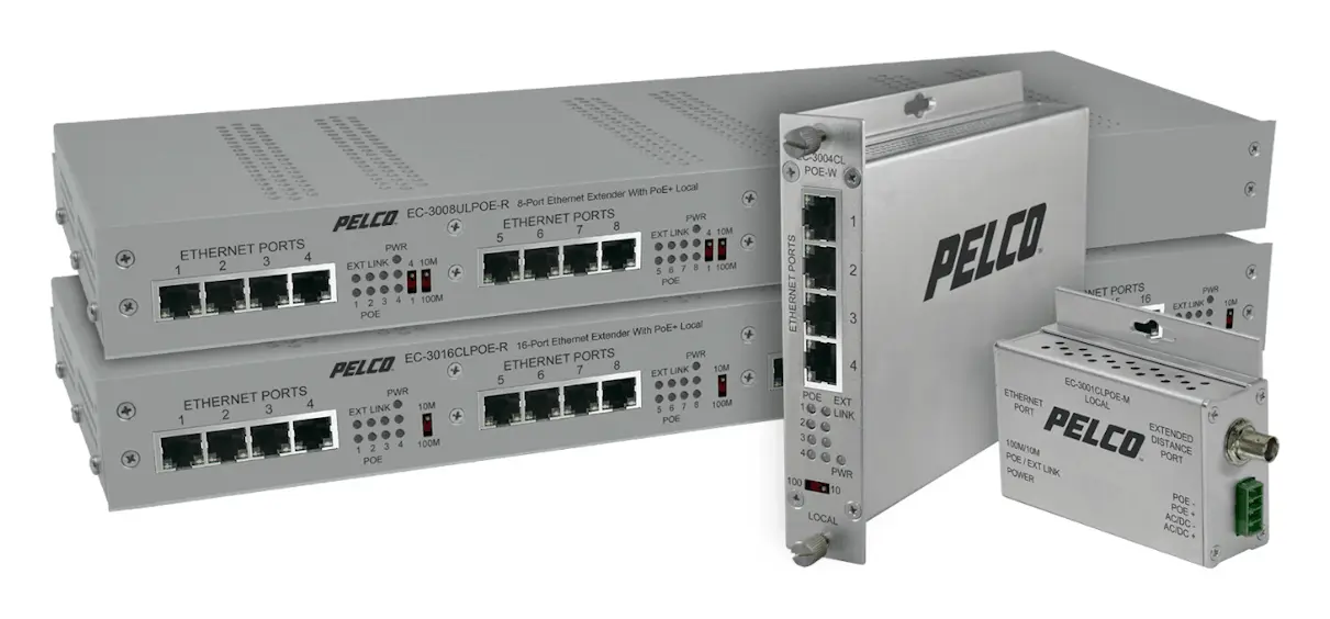 Pelco EC-3004CRPOE-W Ağ İletim Ekipmanı