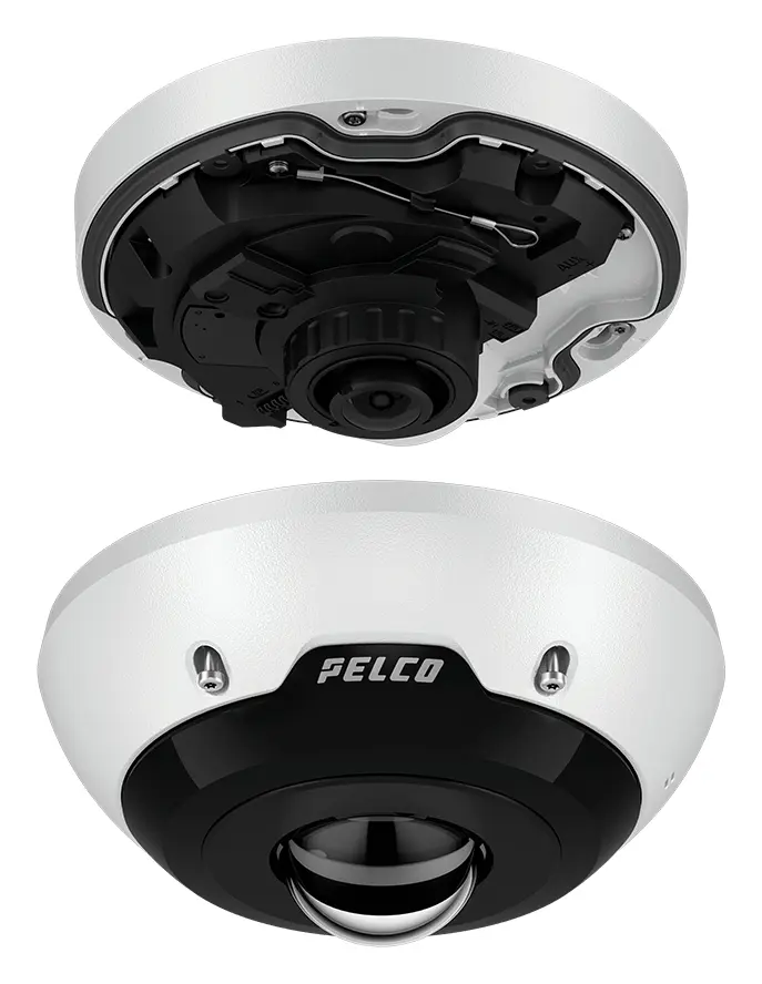 Pelco SRXF3-12360-ERS Sarix Fisheye 3 Series Surface Mount 1.74mm Fisheye Kamera — görsel 5