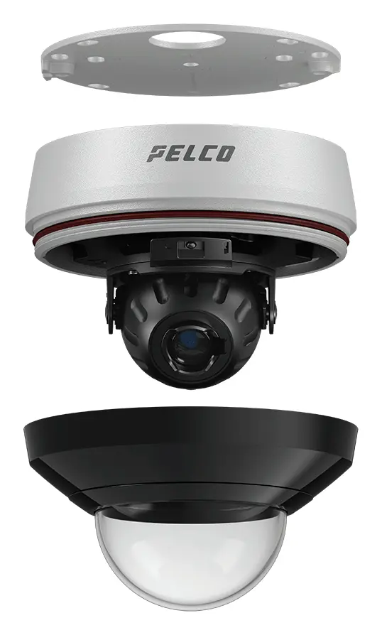 Pelco SRXP4C-2F3-EMD-IR Sarix Pro 4 Compact 2MP IP Dome Kamera — görsel 3