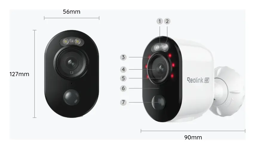 Reolink Argus 3 Ultra 4K Wi-Fi Pilli Kamera — görsel 3
