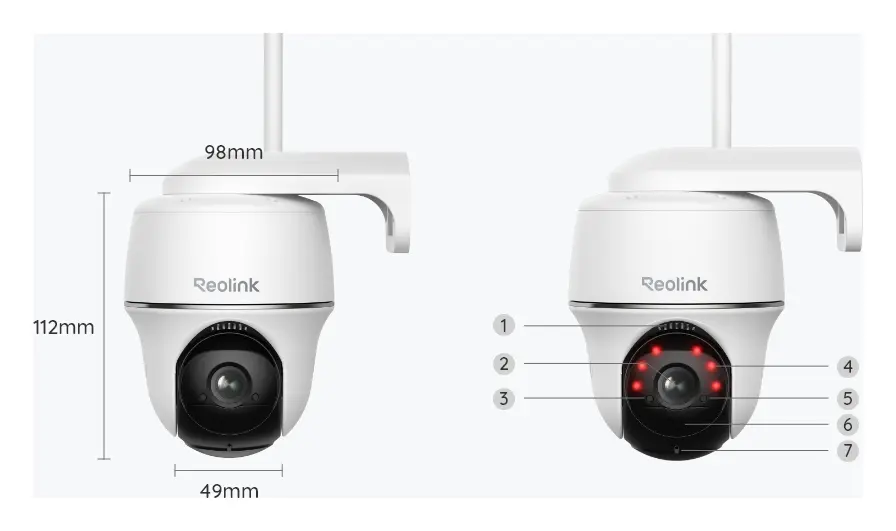Reolink Argus PT 5MP Wi-Fi PT Kamera — görsel 6
