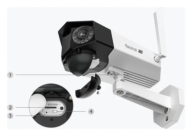 Reolink Duo 2 (Battery) 4K Wi-Fi Çok Lensli Kamera — görsel 4