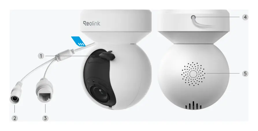Reolink E1 Outdoor PoE 4K PTZ Kamera — görsel 3