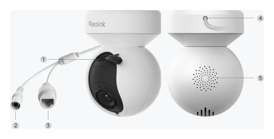 Reolink E1 Outdoor 5MP Wi-Fi PTZ Kamera — görsel 6