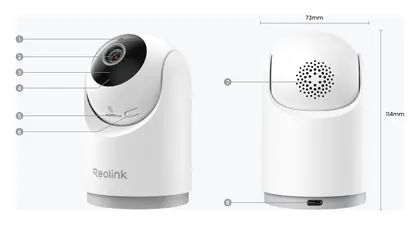 Reolink E331 5MP Wi-Fi PT Kamera