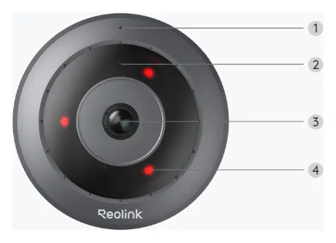 Reolink FE-P 6MP PoE Fisheye Kamera — görsel 3