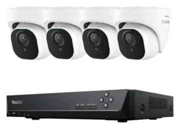 Reolink NVS8-8MD4 8MP PoE 8 Kanal 4 Kameralı Güvenlik Kamerası Seti