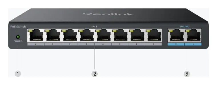 Reolink RLA-PS1 PoE Switch — görsel 2