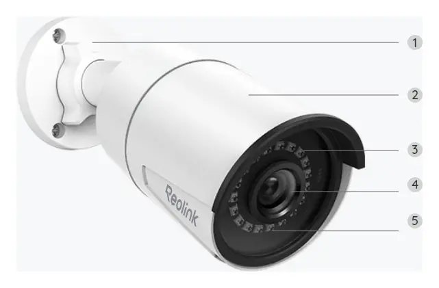 Reolink RLC-510A 5MP PoE Bullet Kamera — görsel 3