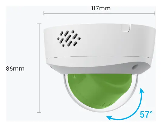 Reolink RLC-540A 5MP PoE Dome Kamera — görsel 4