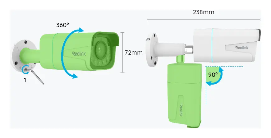 Reolink RLC-811A 4K PoE Bullet Kamera — görsel 5