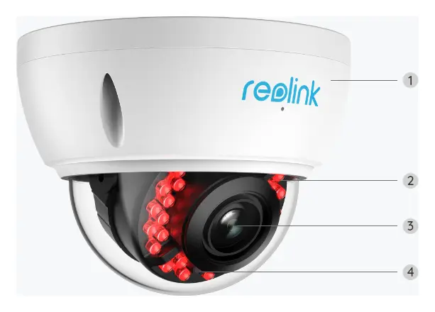 Reolink RLC-842A 4K 8MP PoE Dome Kamera — görsel 2