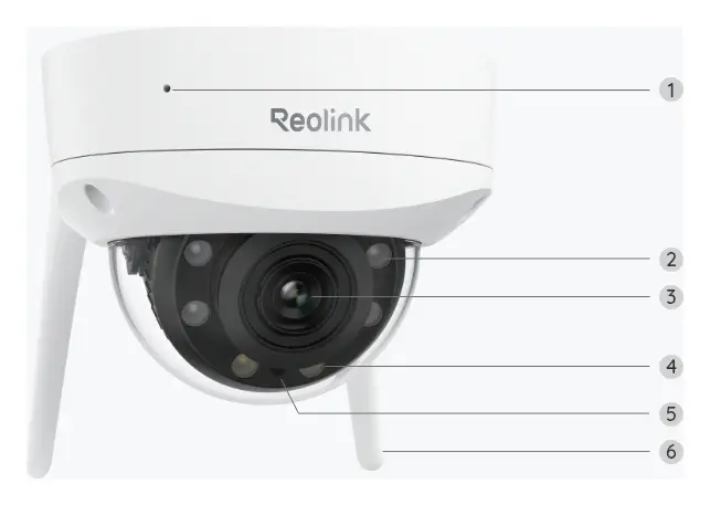 Reolink RLC-843WA 4K Wi-Fi 6 Dome Kamera — görsel 3
