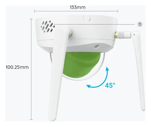 Reolink RLC-843WA 4K Wi-Fi 6 Dome Kamera — görsel 5