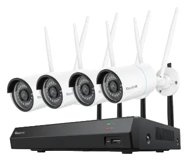 Reolink RLK12-500WB4 2K Wi-Fi 12 Kanal 4 Kameralı Güvenlik Kamerası Seti