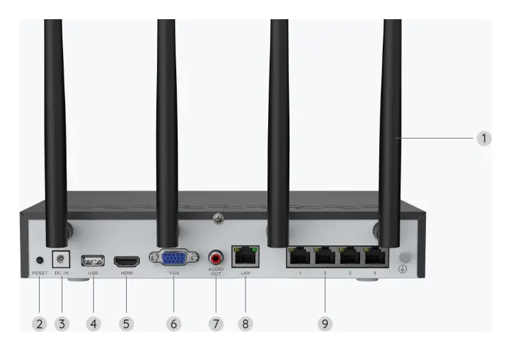 Reolink RLK12-800WB4 4K Wi-Fi 12 Kanal 4 Kameralı Güvenlik Kamerası Seti — görsel 4