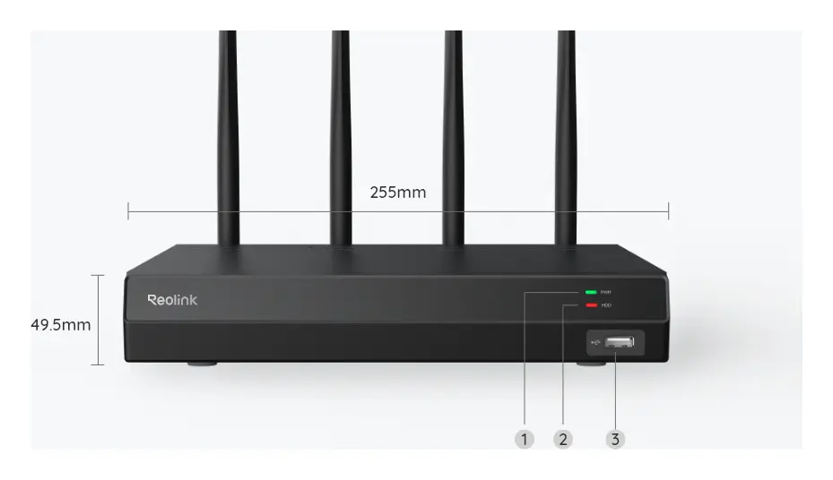Reolink RLK12-800WPTZ4 4K Wi-Fi 12 Kanal 4 Kameralı Güvenlik Kamerası Seti — görsel 2