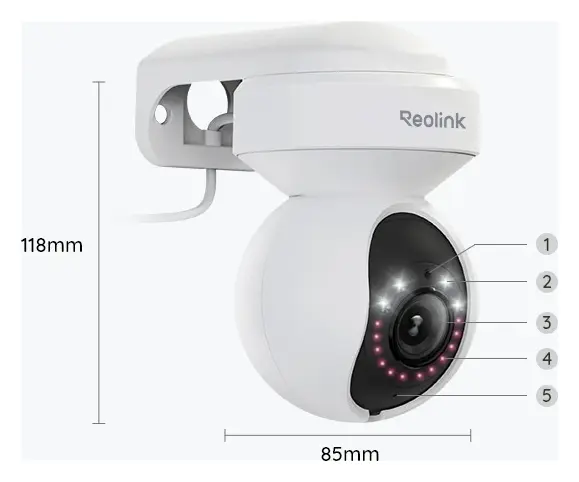Reolink RLK12-800WPTZ4 4K Wi-Fi 12 Kanal 4 Kameralı Güvenlik Kamerası Seti — görsel 4