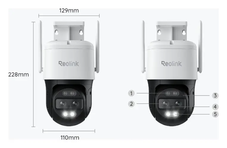 Reolink RLK12-800WTM4 4K Wi-Fi 12 Kanal 4 Kameralı Güvenlik Kamerası Seti — görsel 2