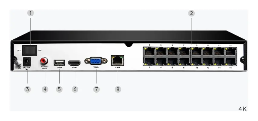 Reolink RLK16-800B8 4K PoE 16 Kanal 8 Kameralı Güvenlik Kamerası Seti — görsel 6
