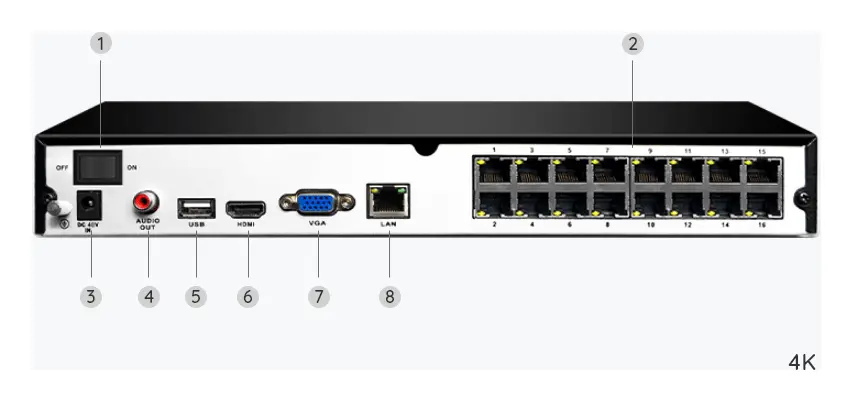 Reolink RLK16-833D8-A 4K PoE 16 Kanal 8 Kameralı Güvenlik Kamerası Seti — görsel 6