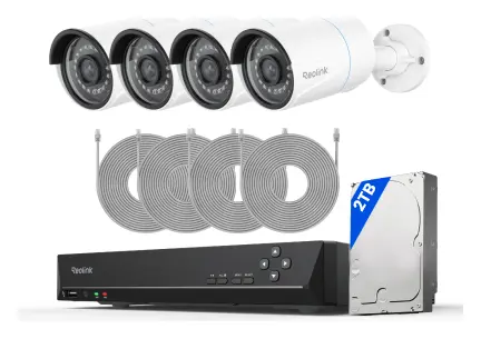 Reolink RLK8-410B4 5MP PoE 8 Kanal 4 Kameralı Güvenlik Kamerası Seti — görsel 2