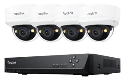 Reolink RLK8-500V4 5MP PoE 8 Kanal 4 Kameralı Güvenlik Kamerası Seti