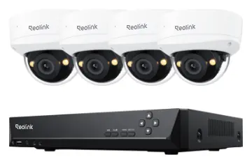 Reolink RLK8-500V4 5MP PoE 8 Kanal 4 Kameralı Güvenlik Kamerası Seti