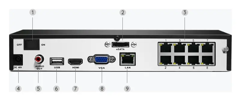 Reolink RLK8-520D4 5MP PoE 8 Kanal 4 Kameralı Güvenlik Kamerası Seti — görsel 6