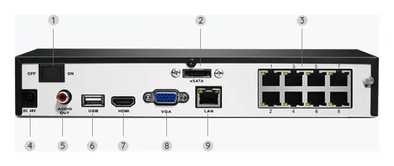 Reolink RLK8-800D4 8MP PoE 8 Kanal 4 Kameralı Güvenlik Kamerası Seti — görsel 6