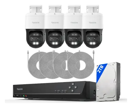 Reolink RLK8-800TM4 4K PoE 8 Kanal 4 Kameralı Güvenlik Kamerası Seti — görsel 2