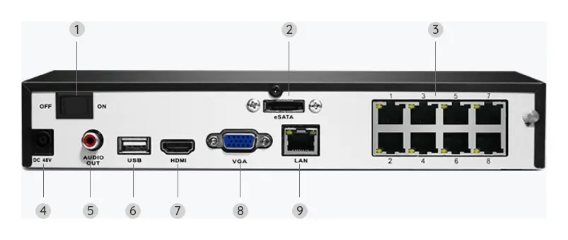 Reolink RLK8-833D4-A 4K PoE 8 Kanal 4 Kameralı Güvenlik Kamerası Seti — görsel 6