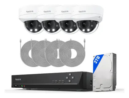 Reolink RLK8-843V4 4K PoE 8 Kanal 4 Kameralı Güvenlik Kamerası Seti