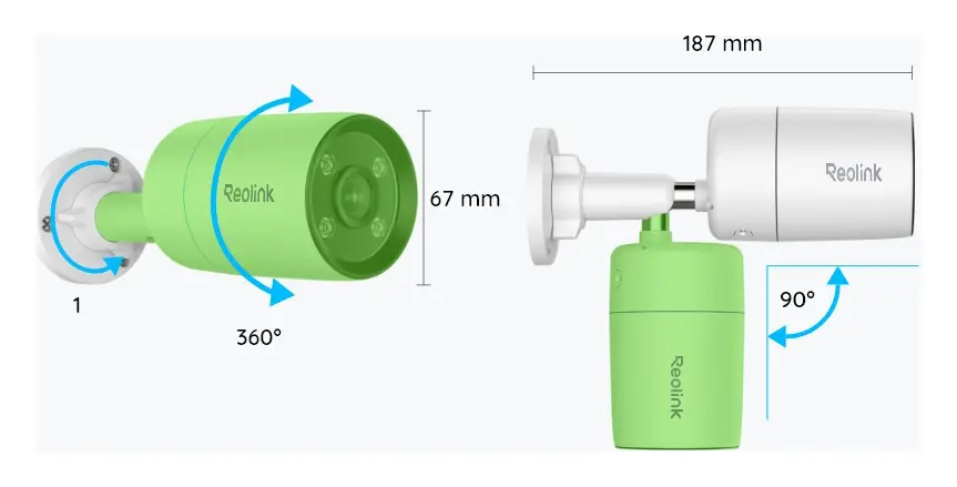 Reolink RLK8-CX410B4 2K PoE 8 Kanal 4 Kameralı Güvenlik Kamerası Seti — görsel 6