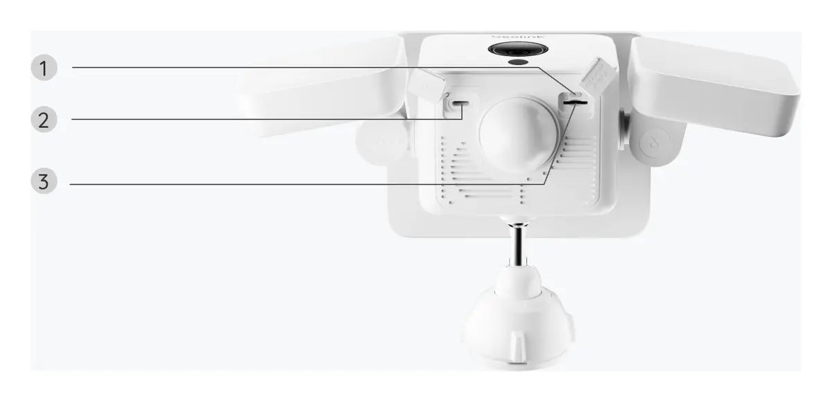 Reolink Solar Floodlight Cam 2K Projektörlü Kamera — görsel 3