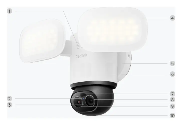 Reolink TrackFlex Floodlight WiFi 4K Projektörlü Kamera — görsel 2