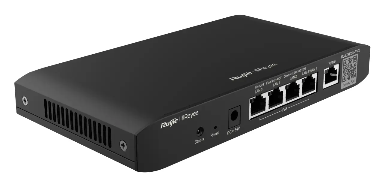 Reyee RG-EG105G-P V2 5 Port Gigabit PoE+ Bulut Yönetimli Router — görsel 3
