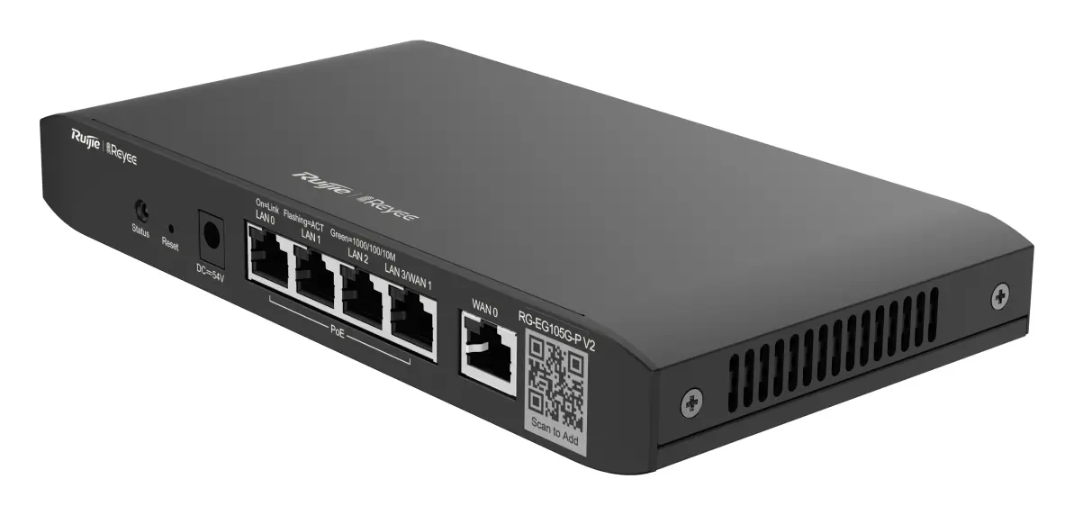 Reyee RG-EG105G-P V2 5 Port Gigabit PoE+ Bulut Yönetimli Router — görsel 4