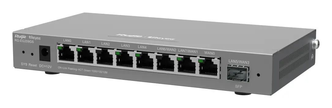 Reyee RG-EG209GS 9 Port Gigabit Bulut Yönetimli Router — görsel 3