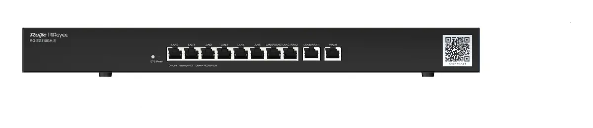 Reyee RG-EG310GH-E 10 Port Bulut Yönetimli Router